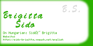 brigitta sido business card